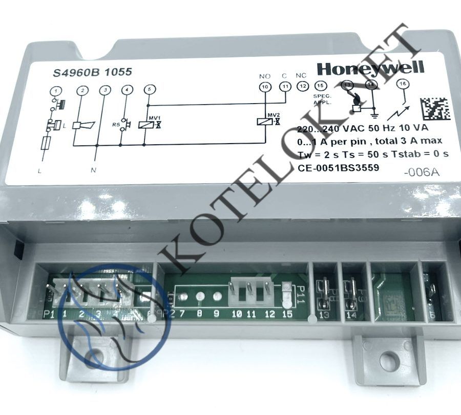 S4960B 1055 Блок управления зажиганием Honeywell 0020027677 Protherm - Запасные части для отопительного оборудования