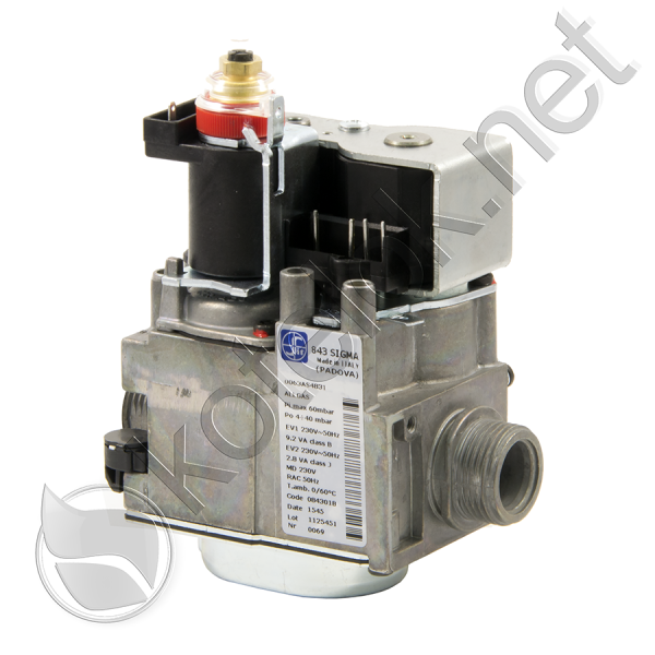 0.843.018 Газовый клапан 843 Sigma 0020027679 Protherm - Запасные части для отопительного оборудования