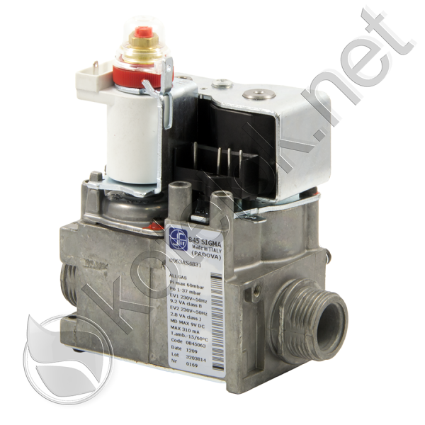 0.845.063 Газовый клапан 845 Sigma 5658830 Baxi - Запасные части для отопительного оборудования